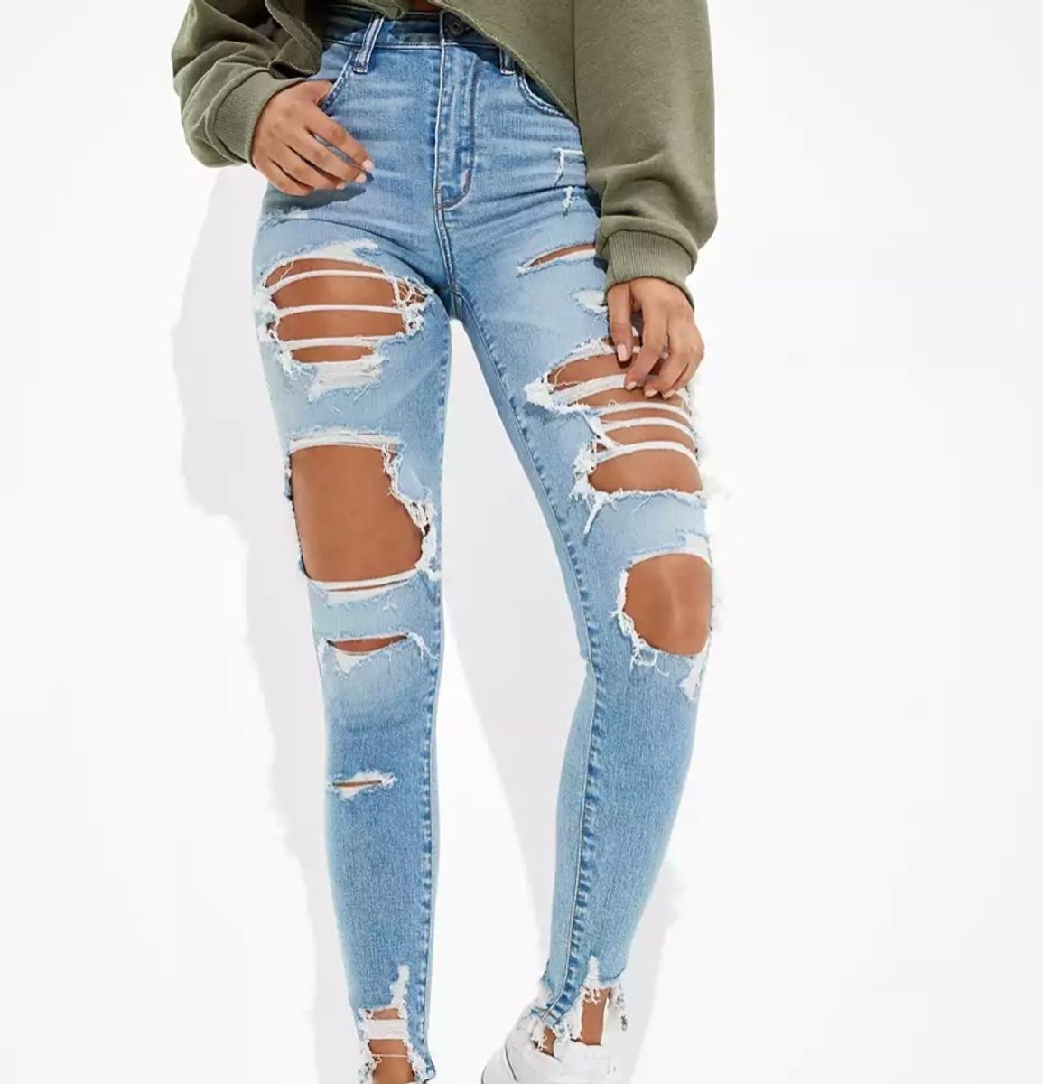 AE Ne(x)t Level Ripped Super High-Waisted Jegging